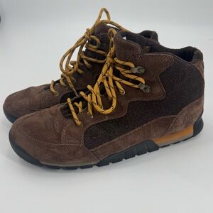 Danner Skyridge Wool Glacier Boots Men US 13 Brown Suede Leather Hiking Outdoor